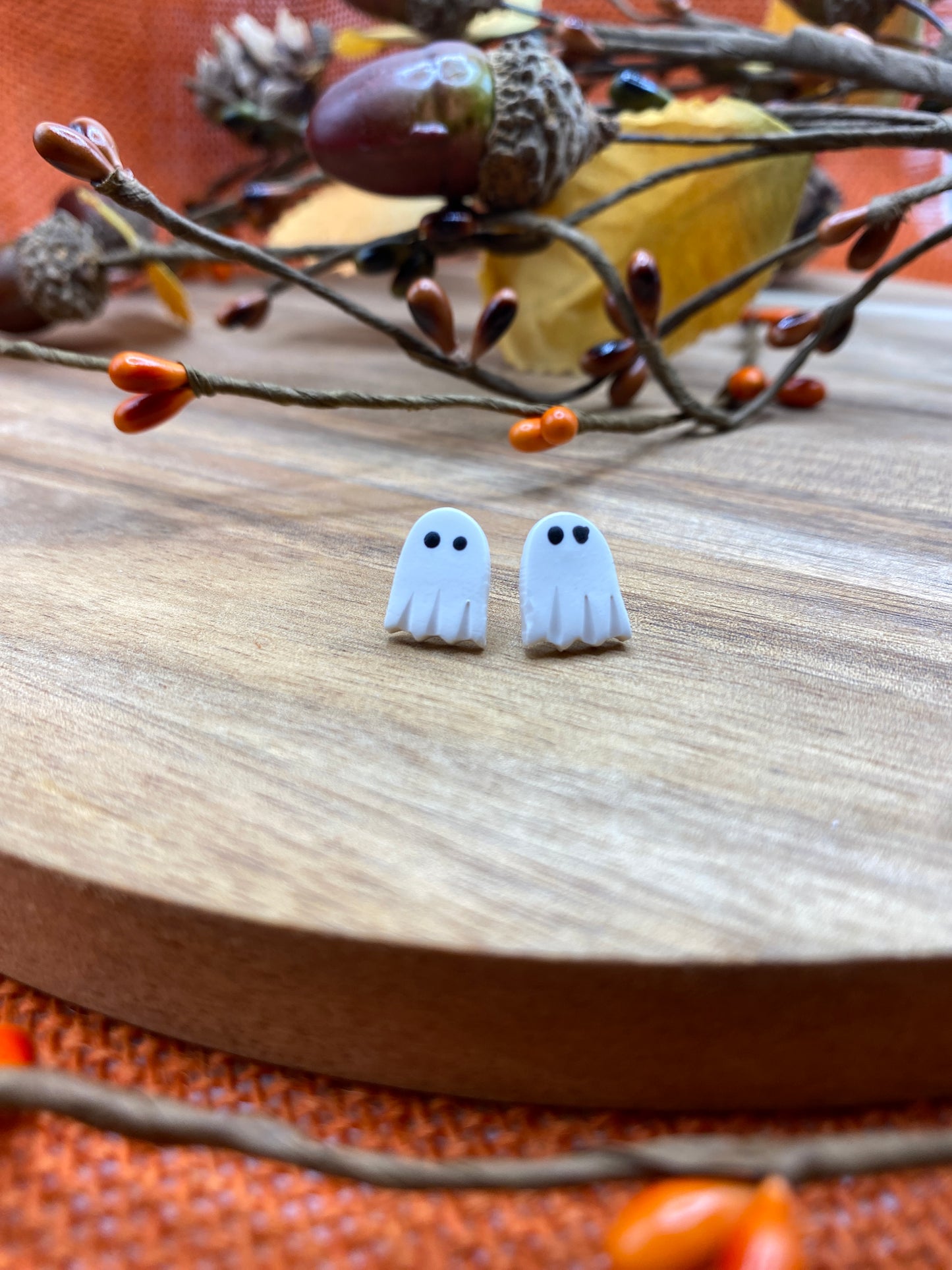 Ghost Stud Earrings