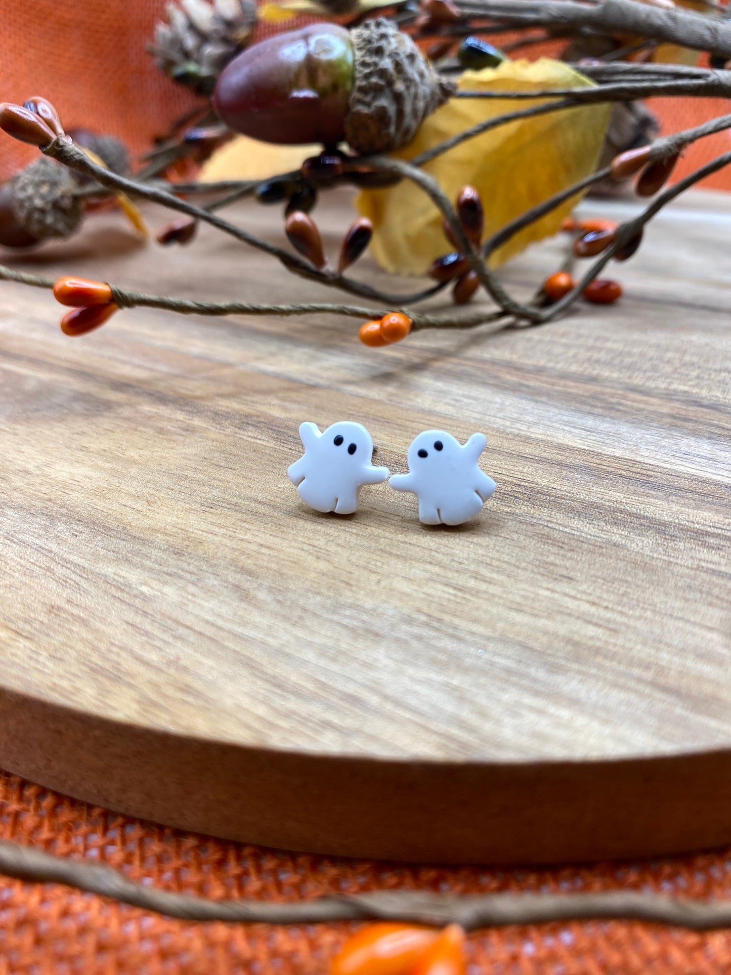 Ghost Stud Earrings