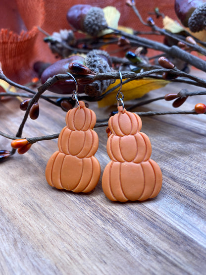 Pumpkin Dangle Earrings