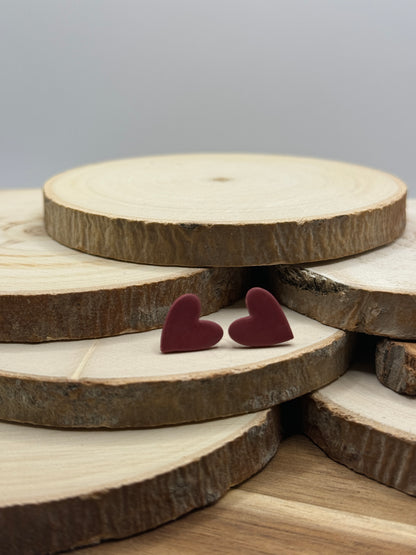 Heart Stud Earrings