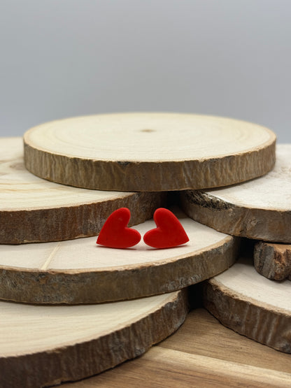 Heart Stud Earrings