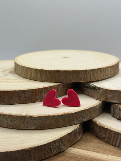 Heart Stud Earrings