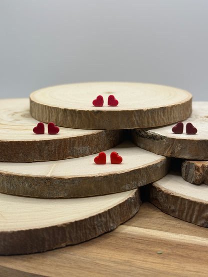 Heart Stud Earrings