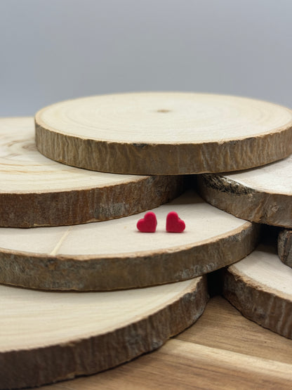 Heart Stud Earrings