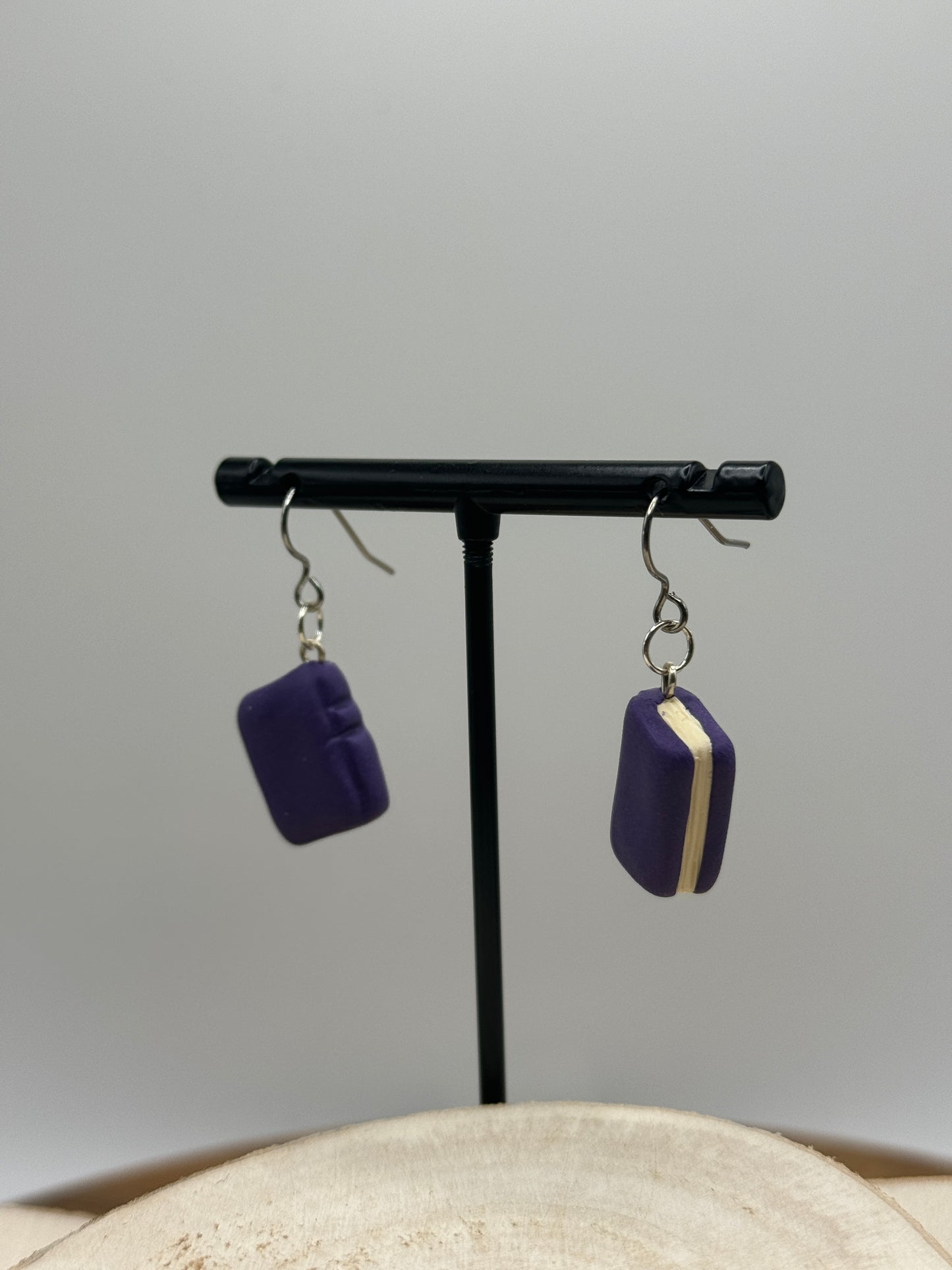 Book Dangle Earrings