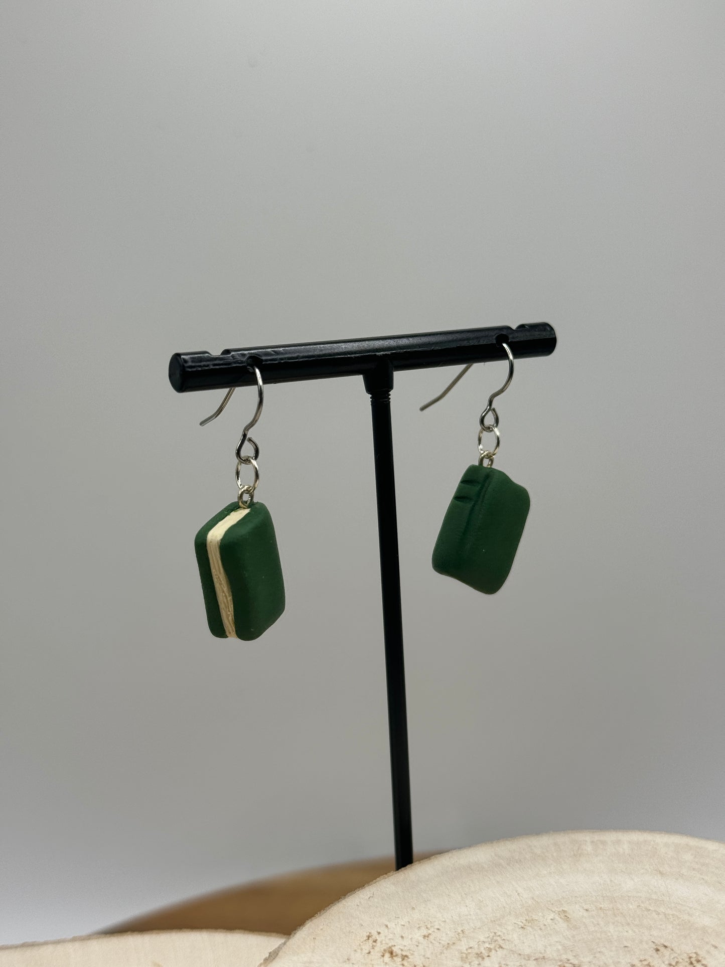 Book Dangle Earrings