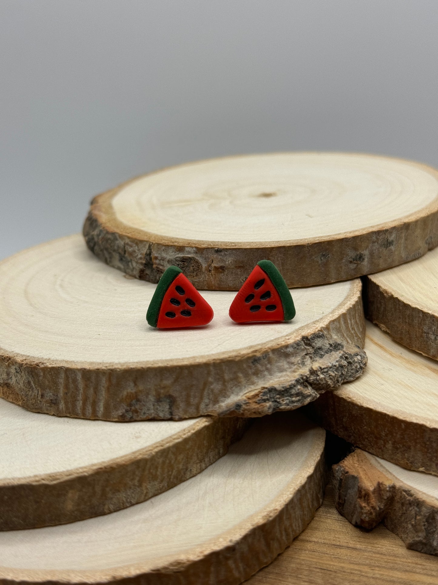 Watermelon Stud Earrings