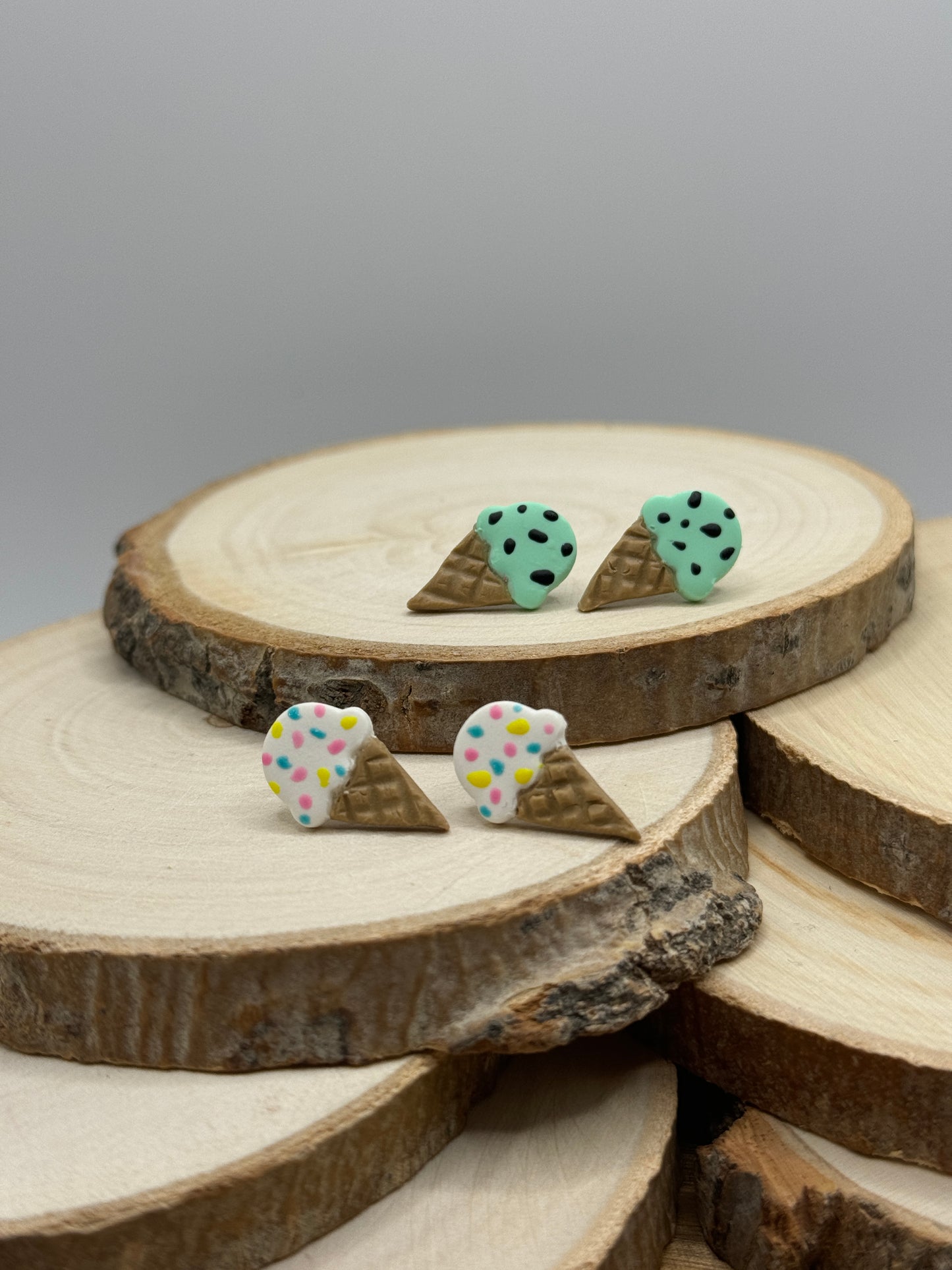 Ice Cream Stud Earrings