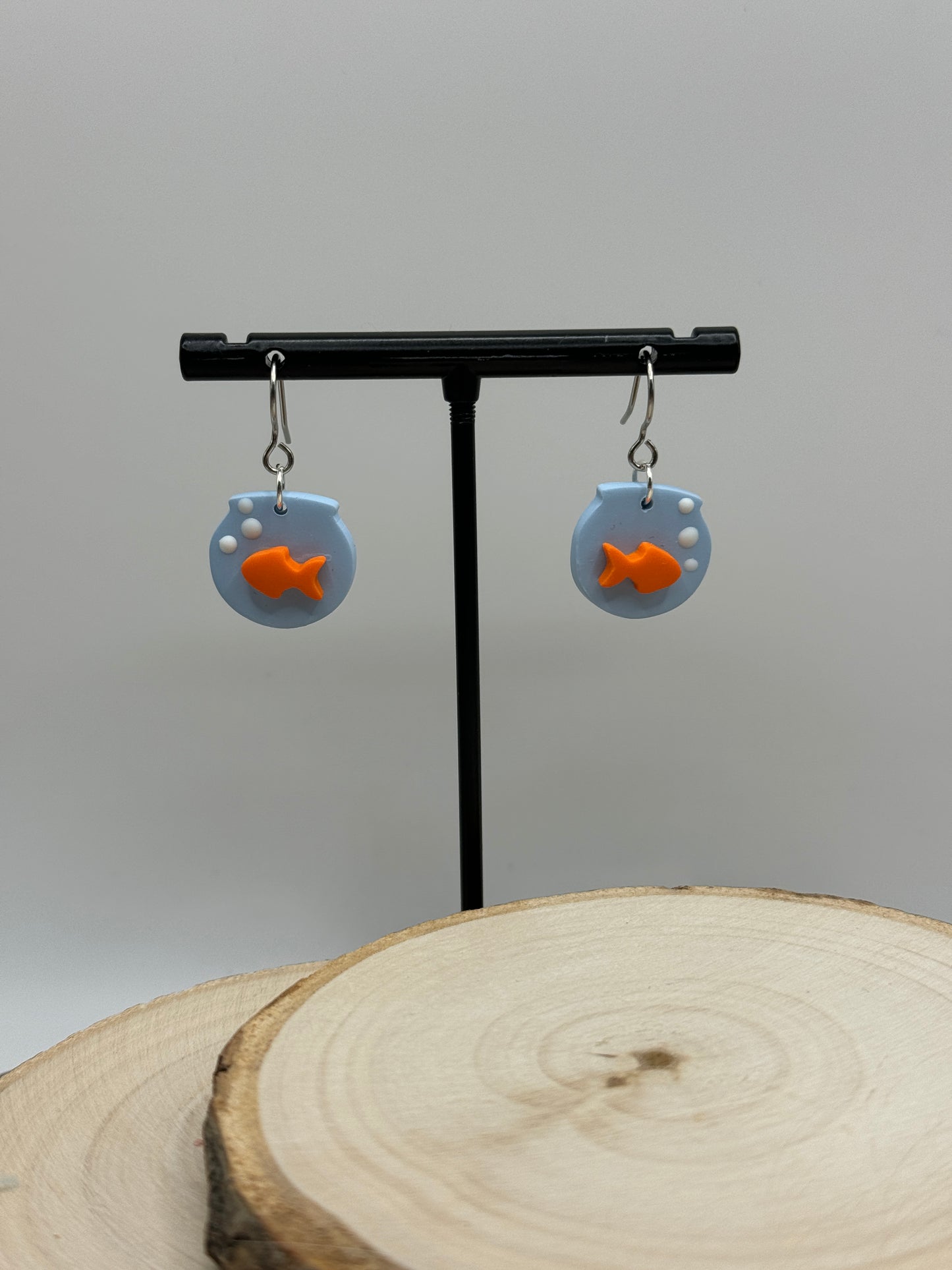 Fish Bowl Dangle Earrings