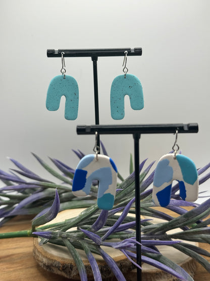 Organic Arches Dangle Earrings