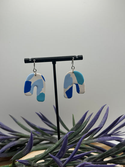 Organic Arches Dangle Earrings