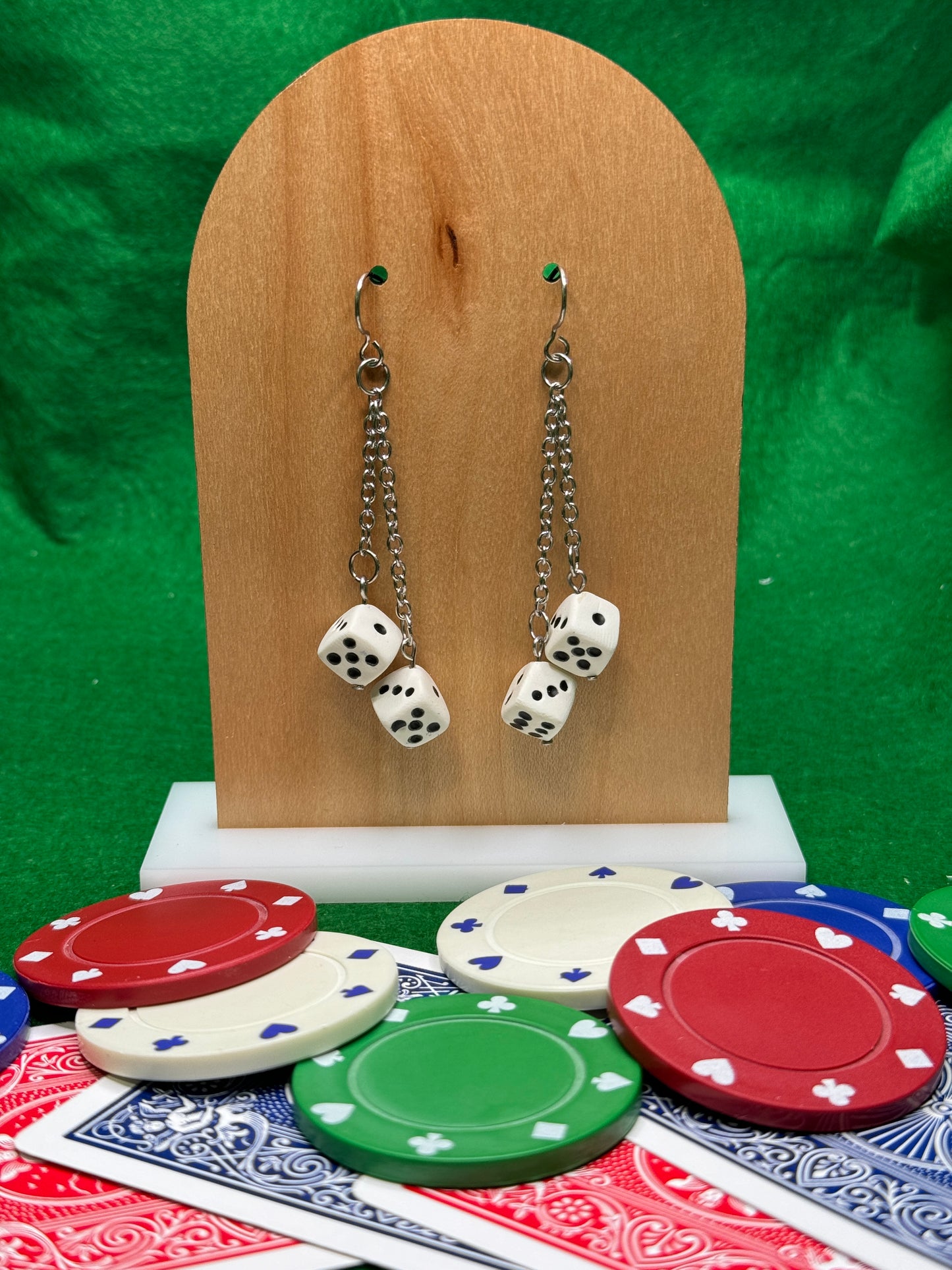 Dice Dangle Earrings