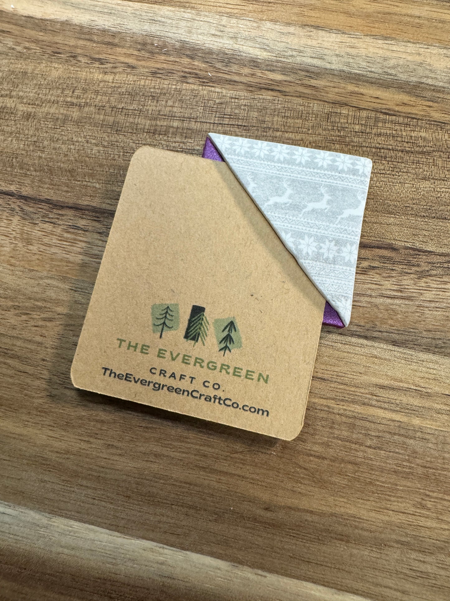 Triangle Corner Bookmark