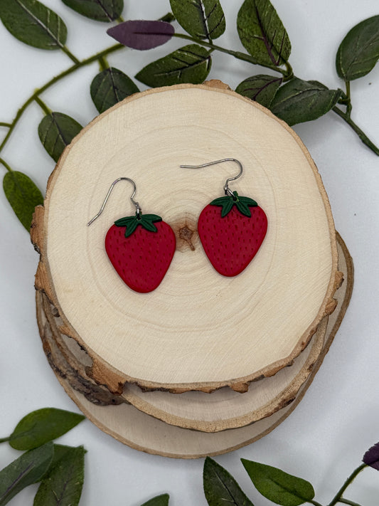Strawberry Dangle Earrings