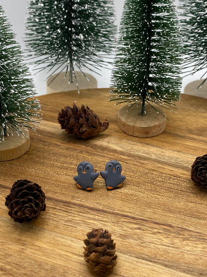 Penguin Stud Earrings