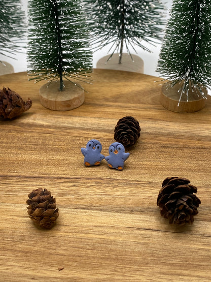 Penguin Stud Earrings