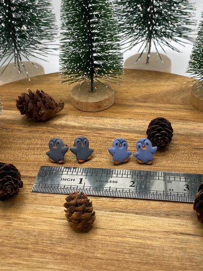 Penguin Stud Earrings