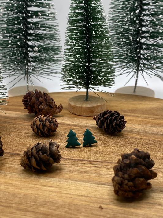 Christmas Tree Stud Earrings