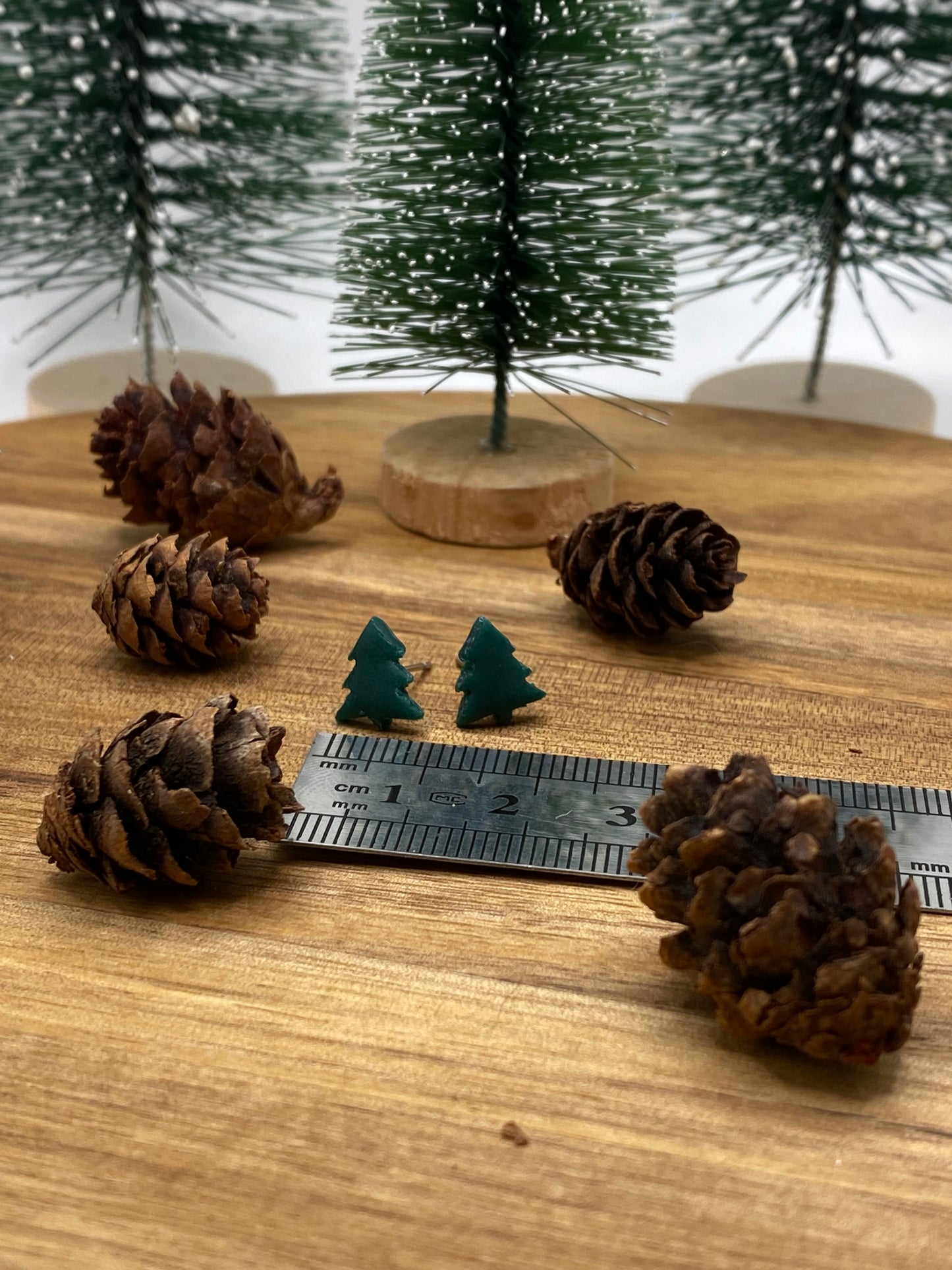 Christmas Tree Stud Earrings