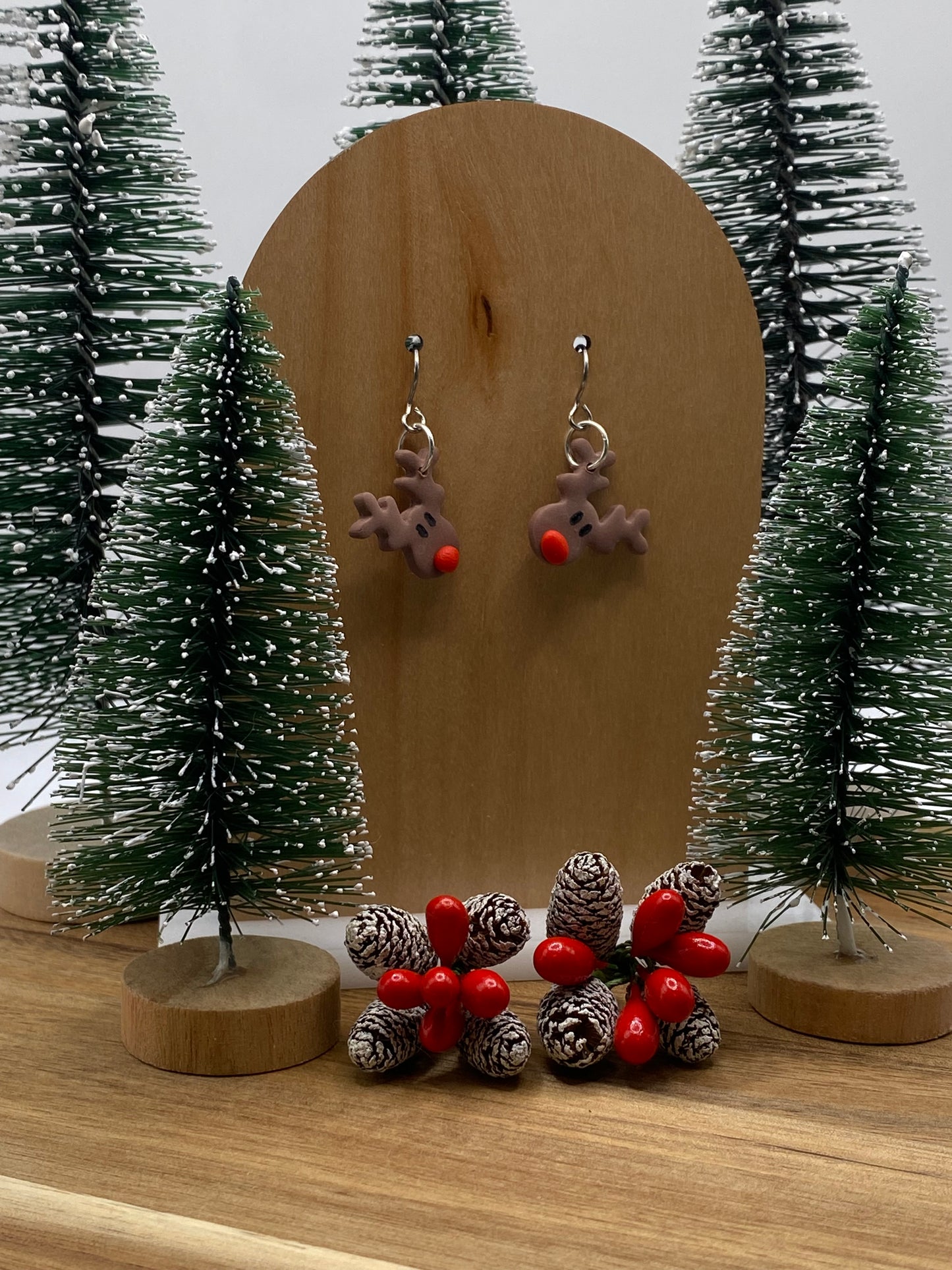 Reindeer Dangle Earrings