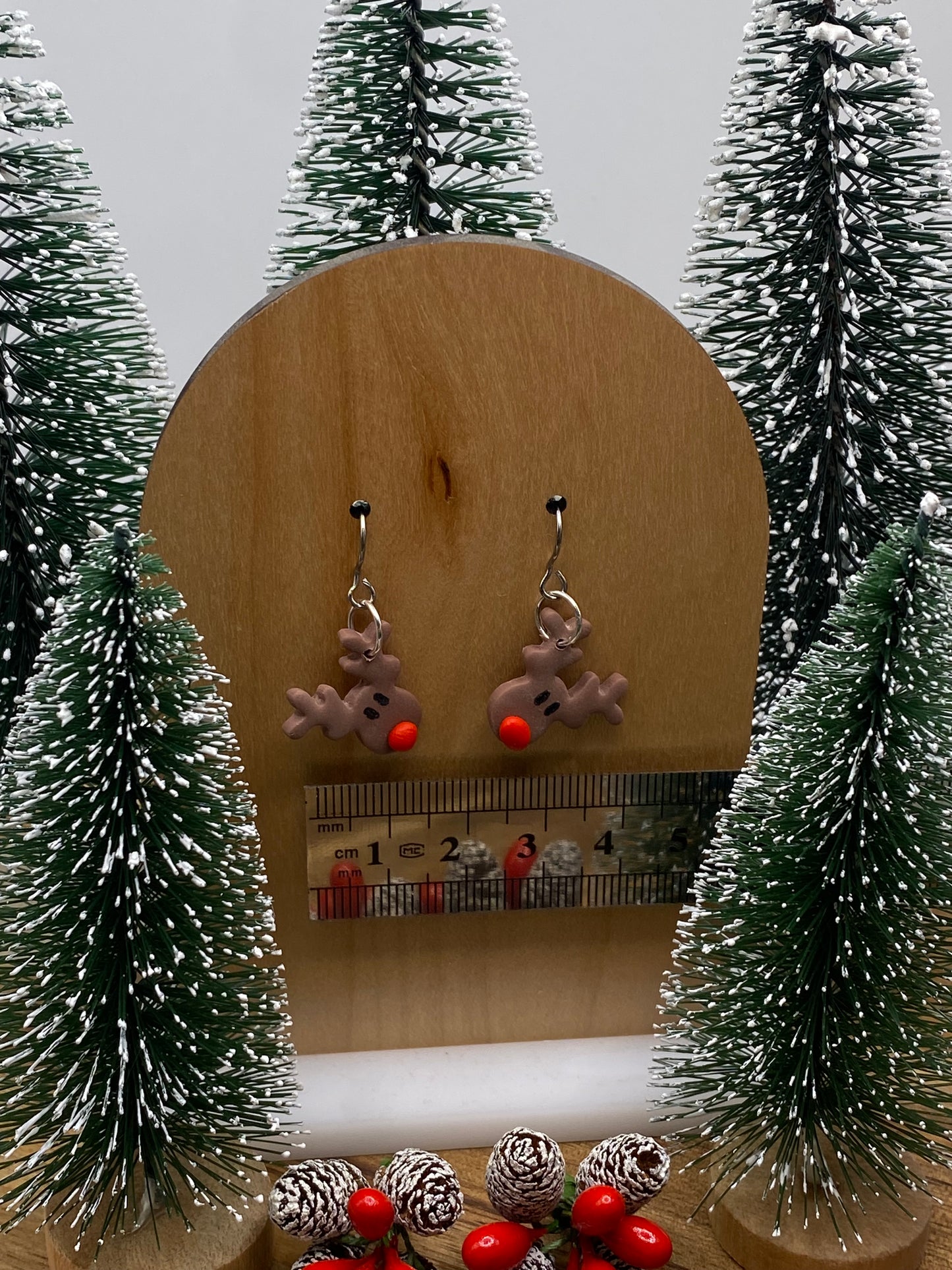 Reindeer Dangle Earrings