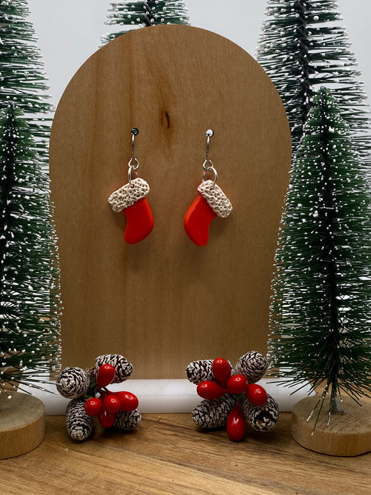 Stocking Dangle Earrings