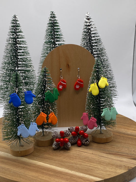 Mitten Dangle Earrings