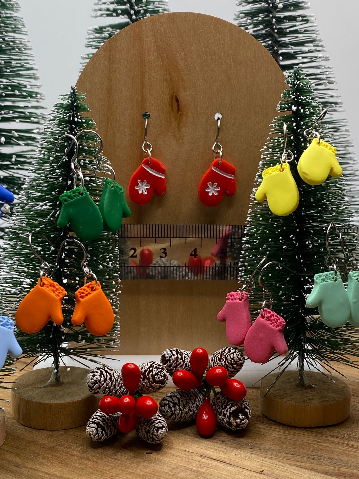 Mitten Dangle Earrings