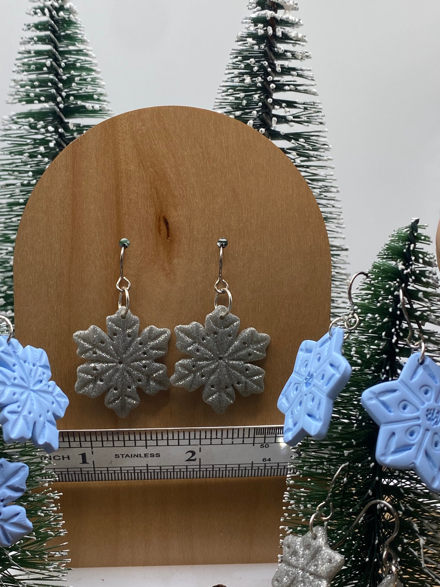 Snowflake Dangle Earrings