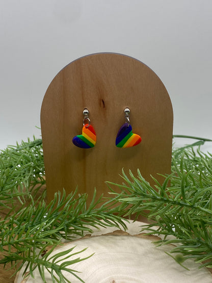 Pride Rainbow Dangle Earrings