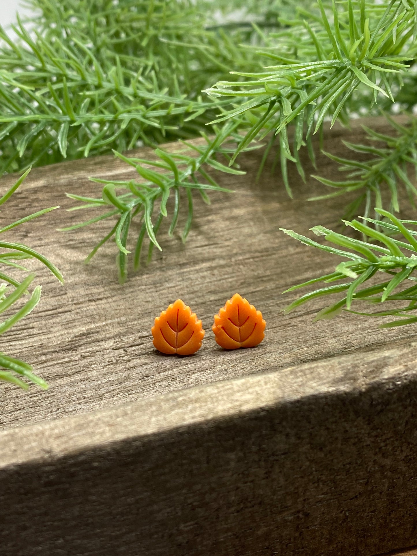 Leaf Stud Earrings