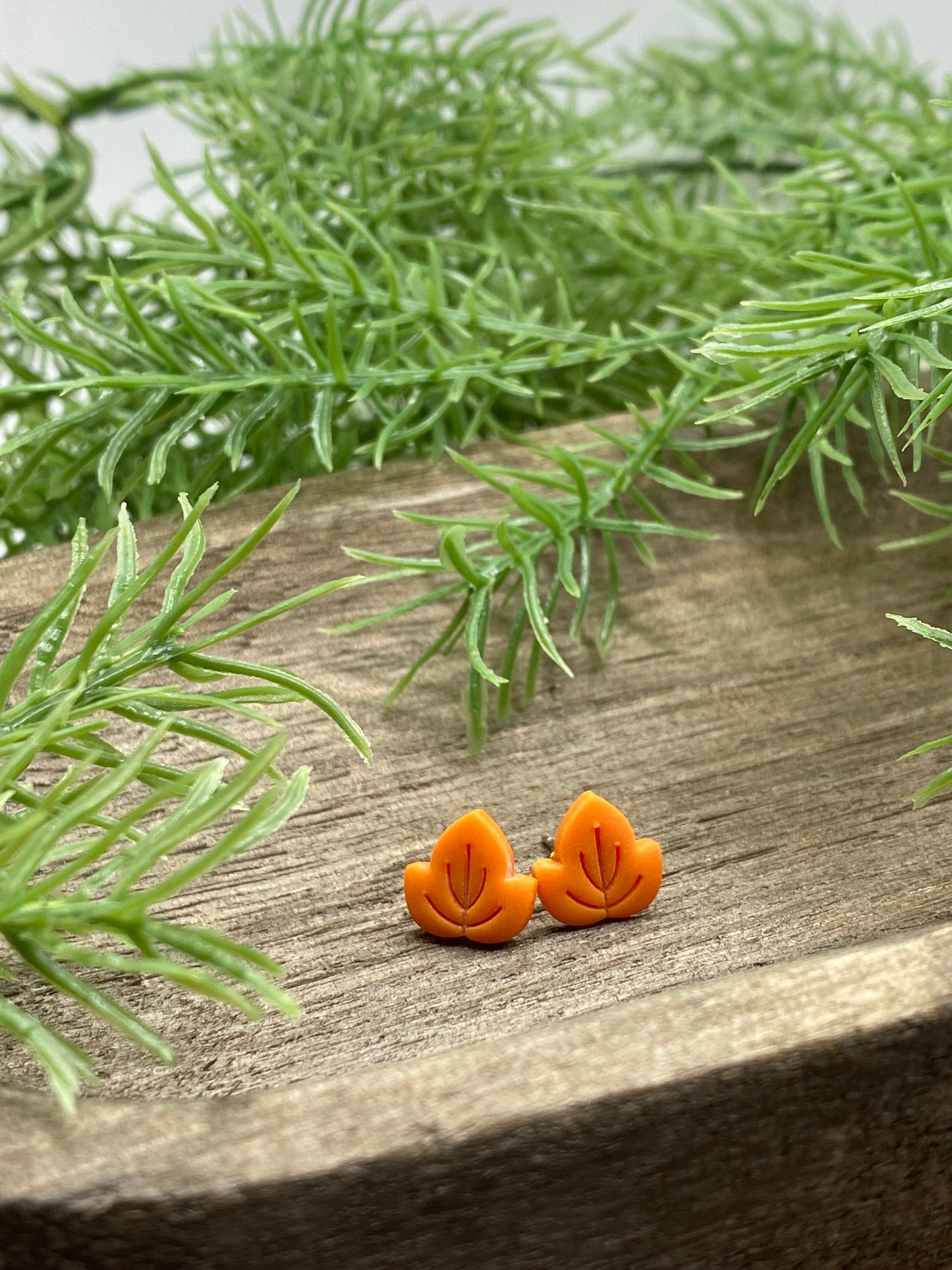 Leaf Stud Earrings