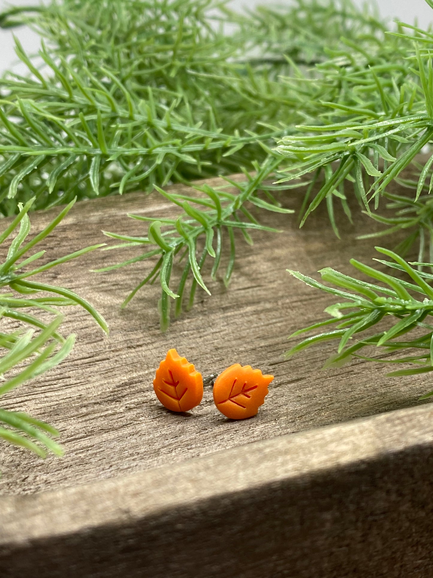 Leaf Stud Earrings