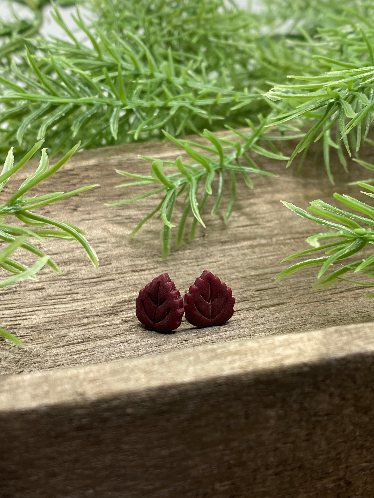 Leaf Stud Earrings