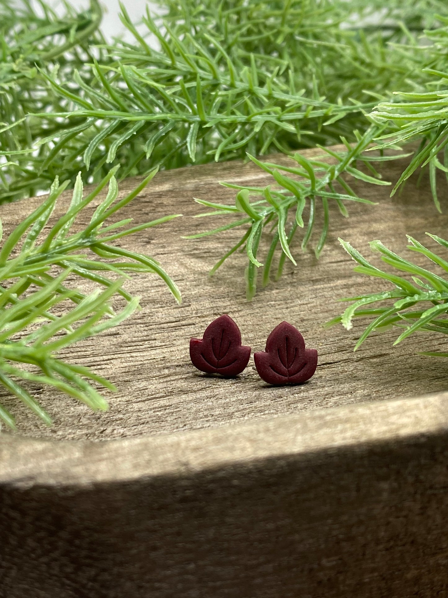 Leaf Stud Earrings