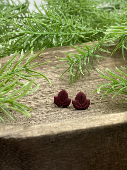 Leaf Stud Earrings