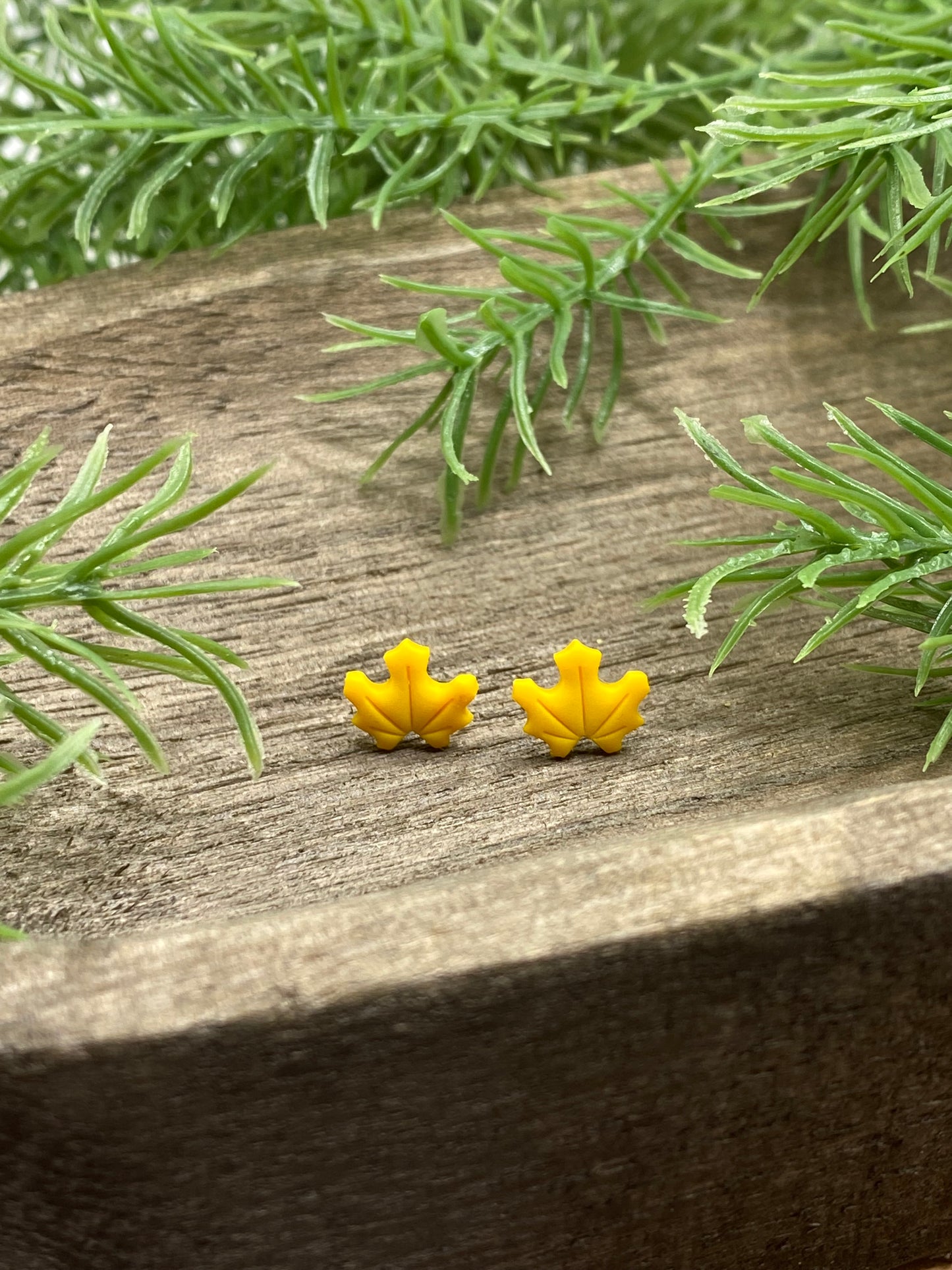 Leaf Stud Earrings