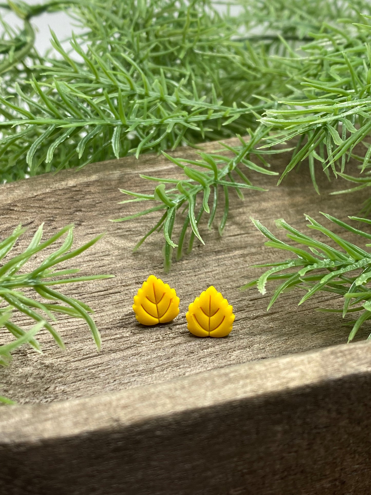 Leaf Stud Earrings