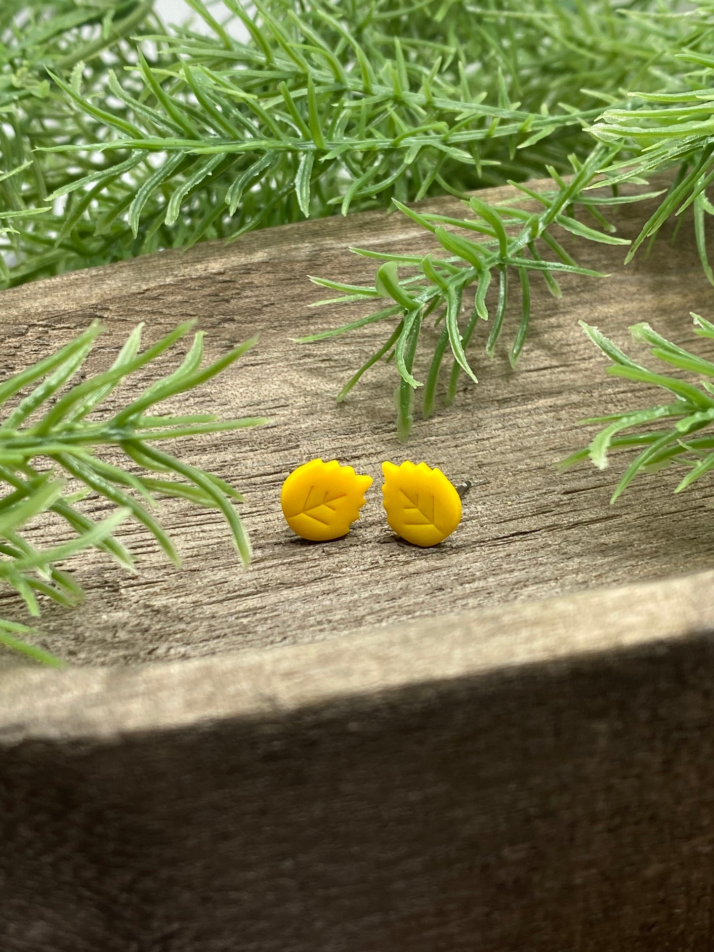 Leaf Stud Earrings