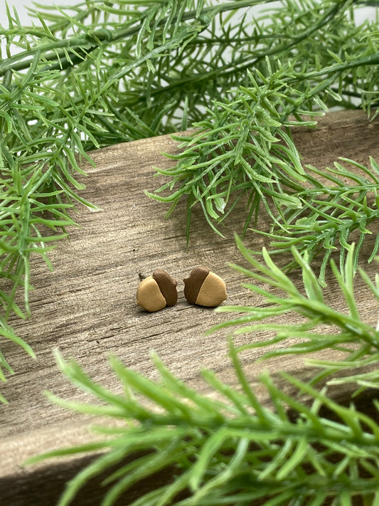 Acorn Stud Earrings