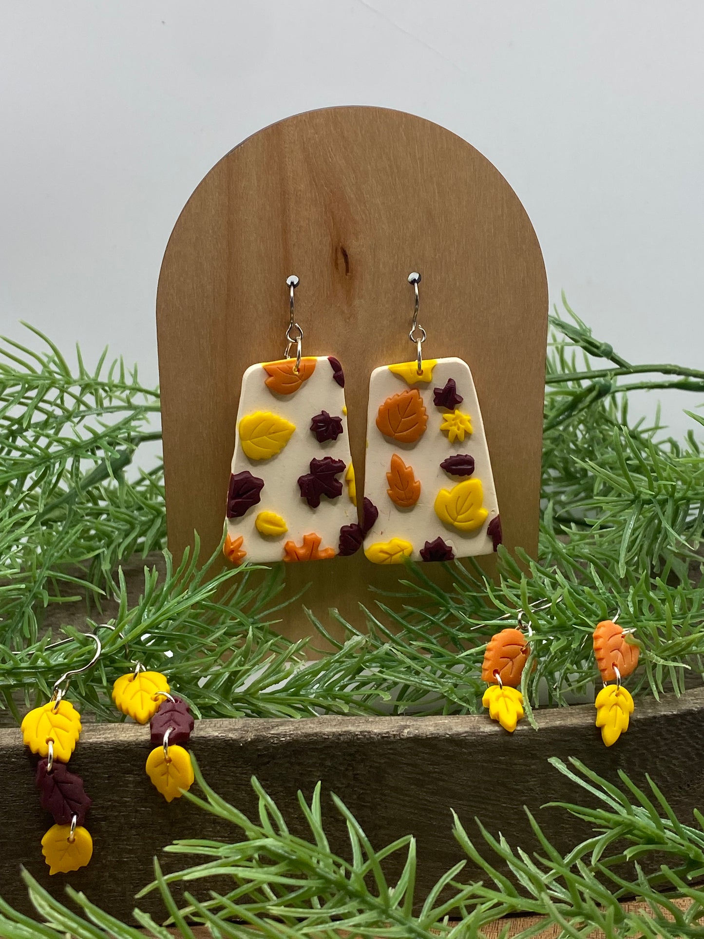 Leaf Dangle Earrings