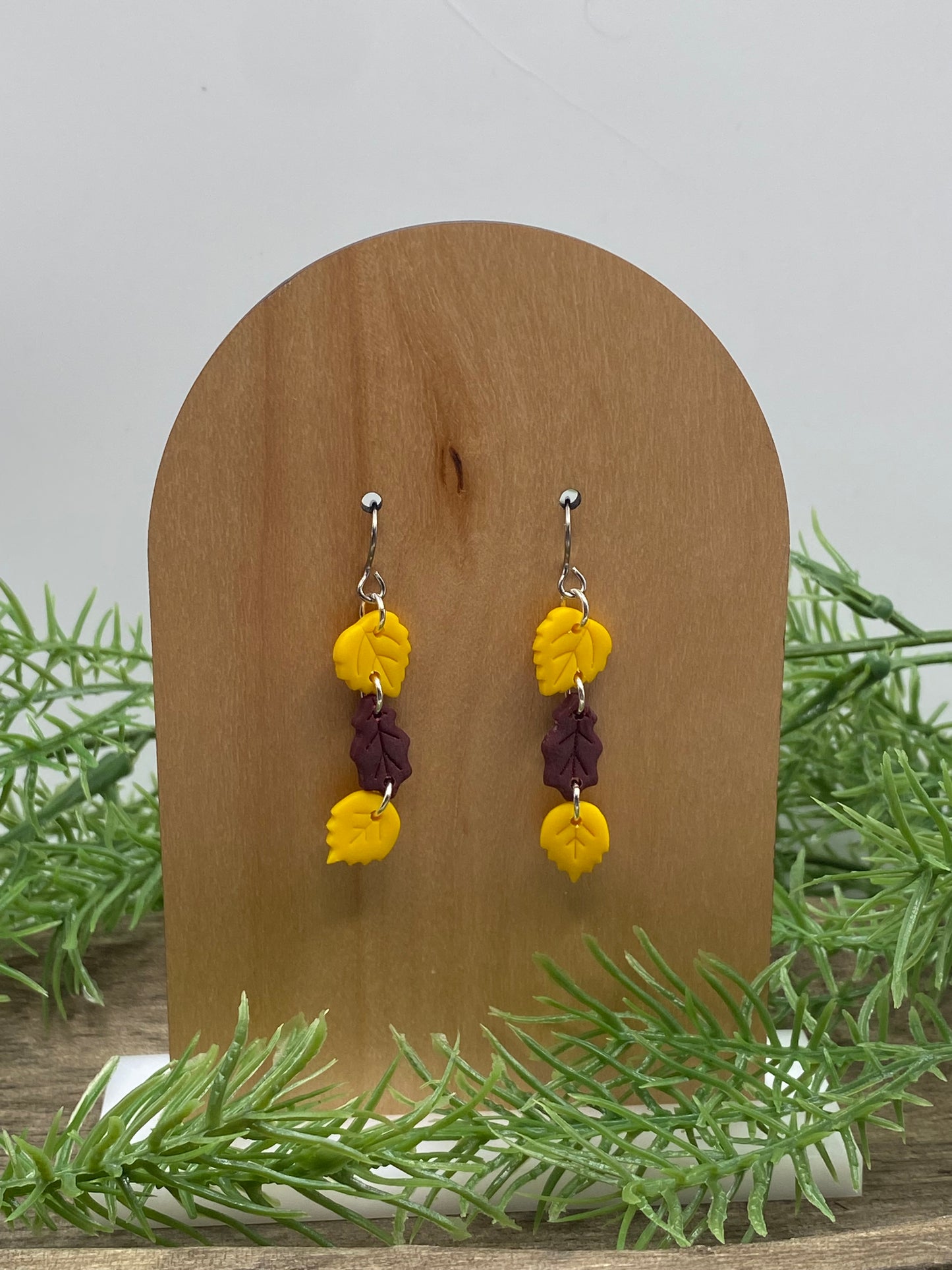 Leaf Dangle Earrings