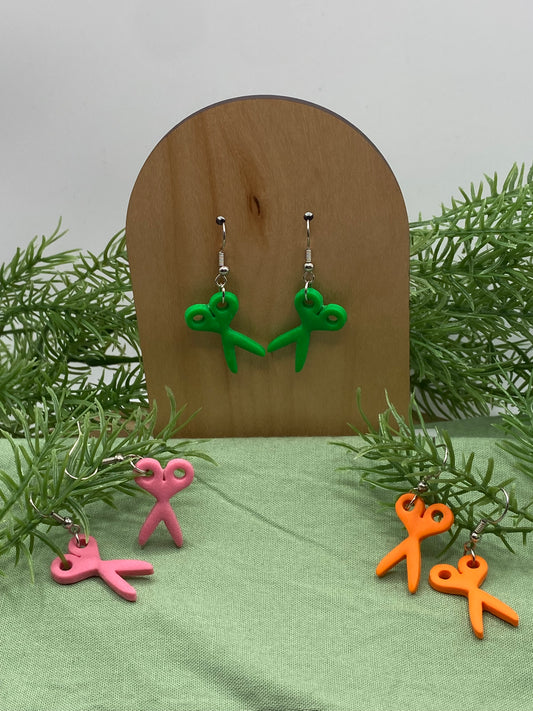 Scissors Dangle Earrings