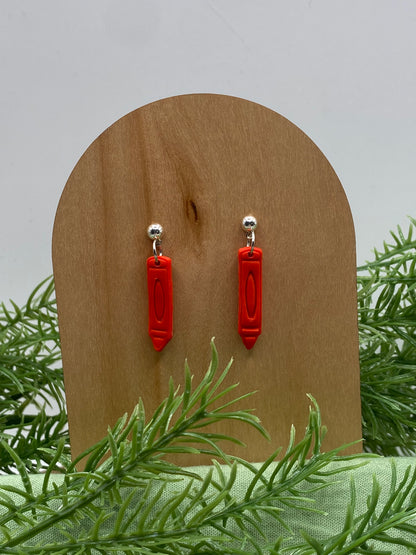 Crayon Dangle Earrings