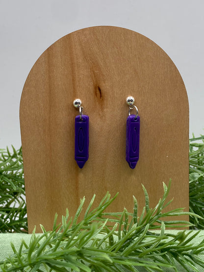 Crayon Dangle Earrings
