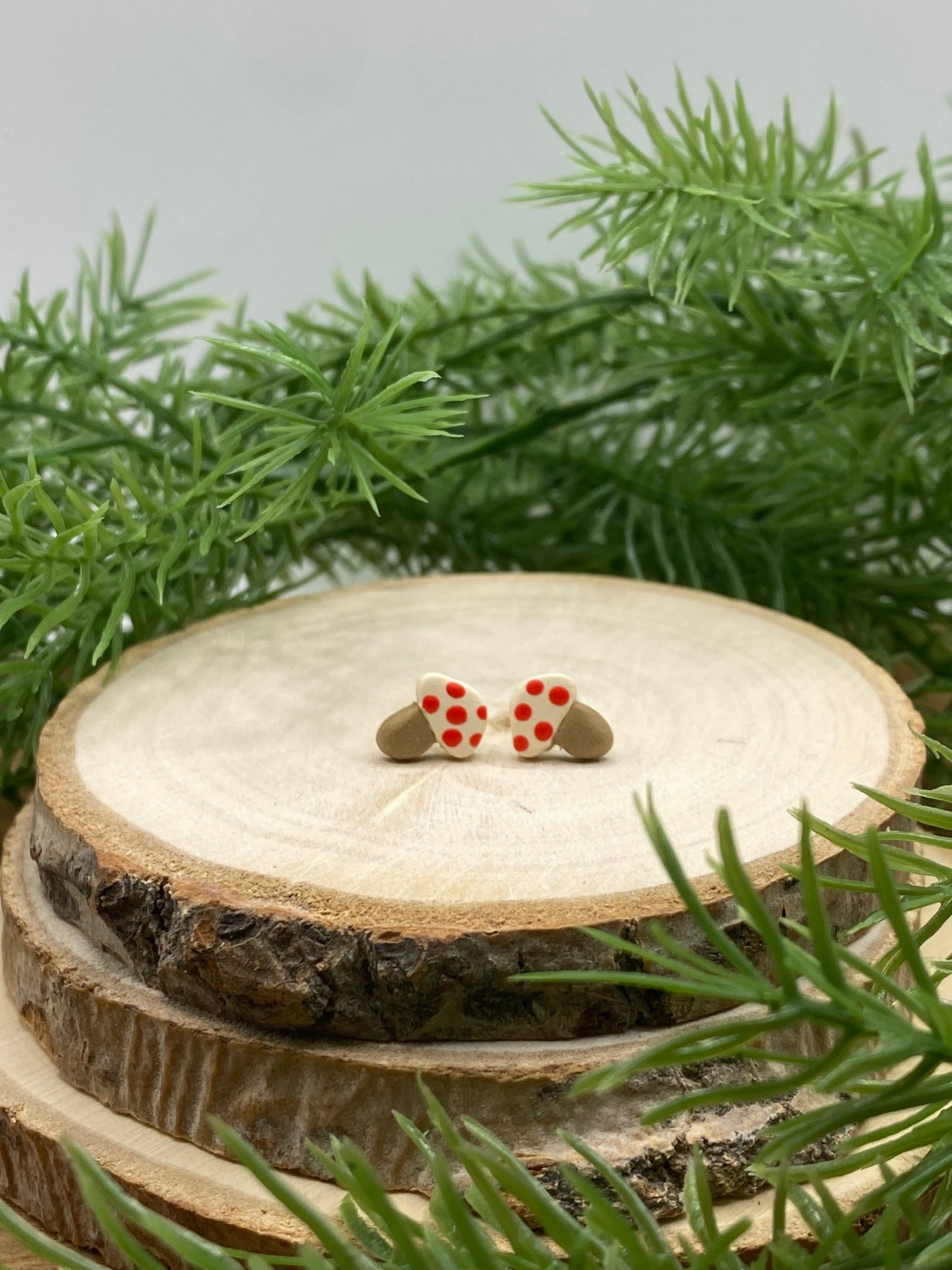 Mushroom Stud Earrings