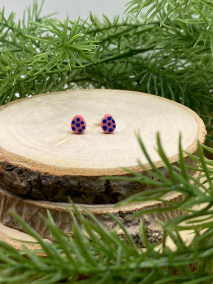 Mini Egg Stud Earrings