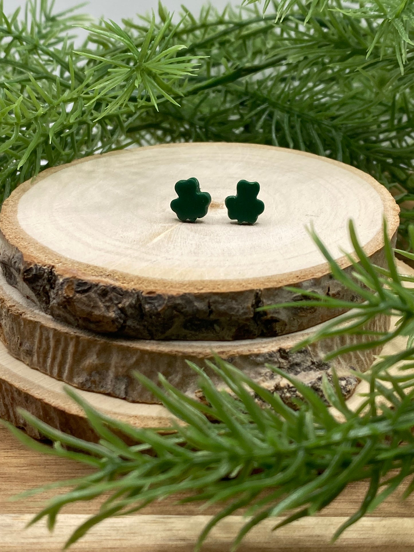 Shamrock Stud Earrings