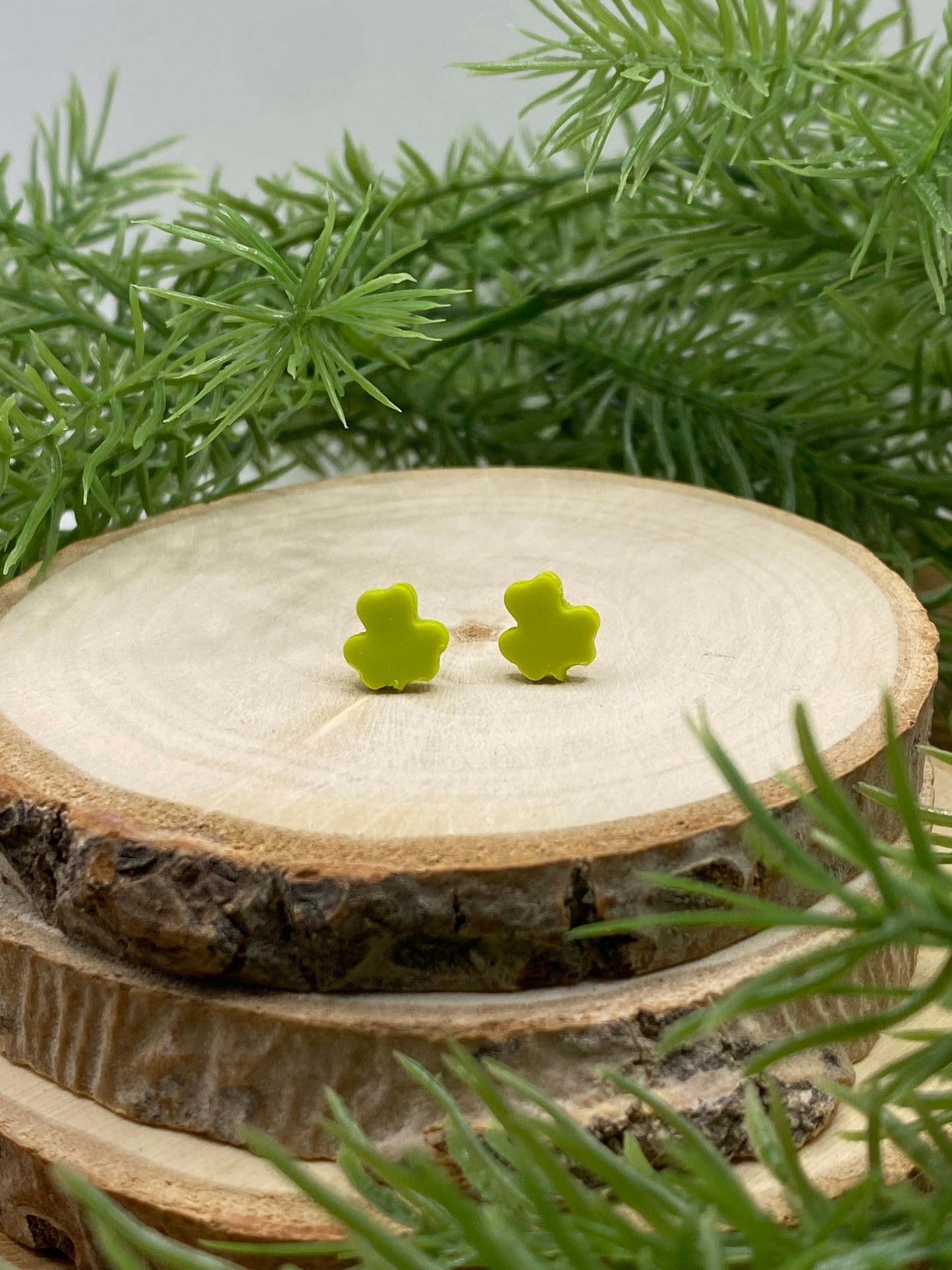 Shamrock Stud Earrings