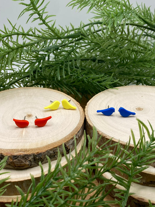 Bird Stud Earrings